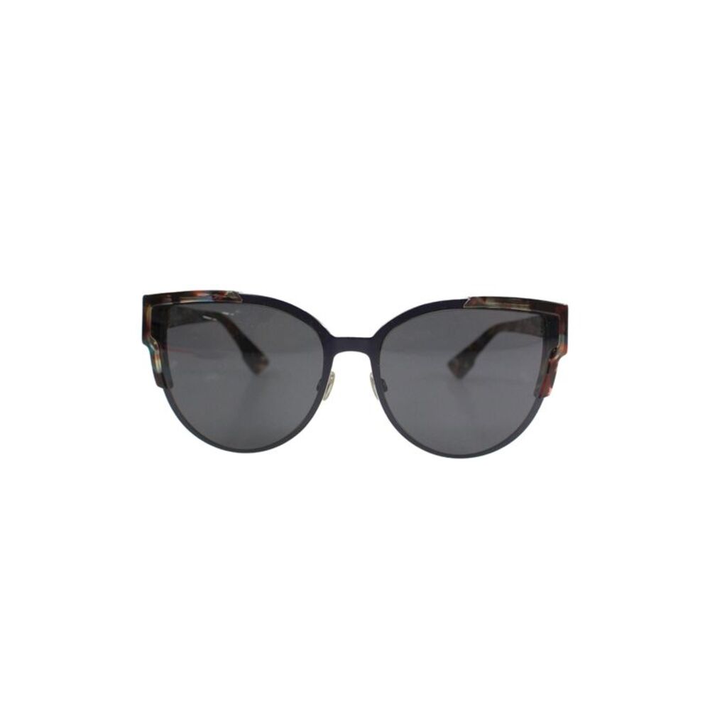Christian Dior Womens Tortoise Shell Print Cat Eye Sunglasses Brown